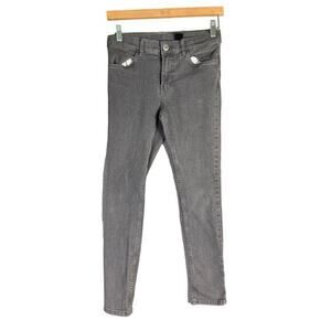Women's Gray Skinny Fit‎ Jeans Size 12 Medium Wash Denim Slim Fit